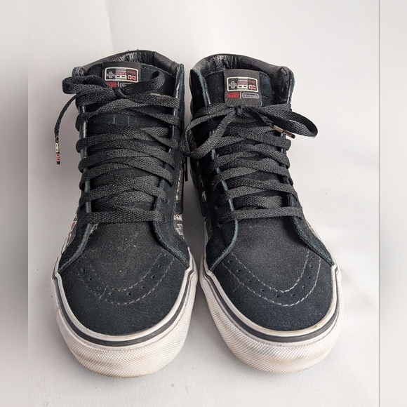 VANS Game Over Nintendo Mid Unisex Flat Shoes Size 8.5 Women Or 7 Men - Picture 2 of 8